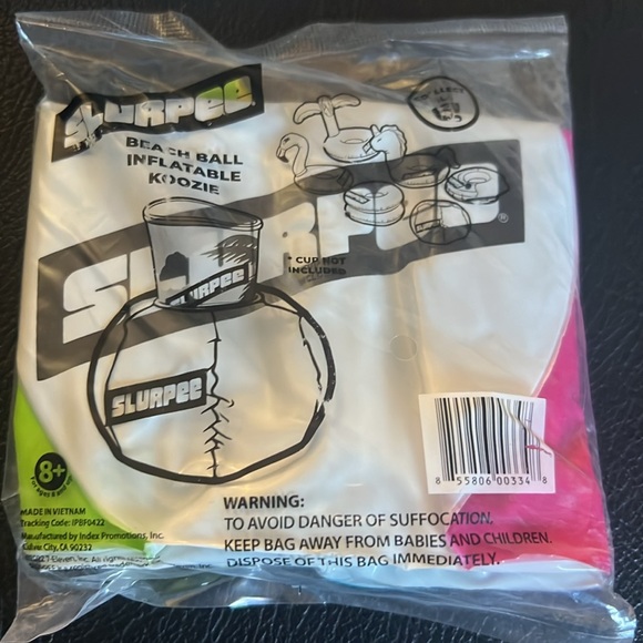 7-Eleven Slurpee Inflatable Drink Koozies - Picture 5 of 9